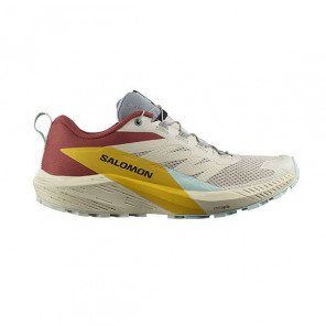 SALOMON SENSE RIDE 5 Homme Rainy Day/ Hot Sauce / Freesia